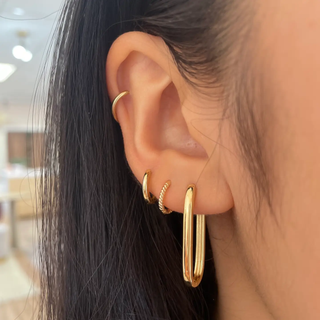 Dainty Link Earrings 14k Gold Fill