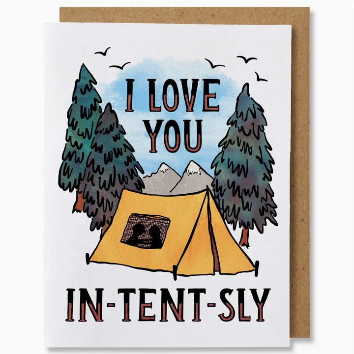 i love you in-tent-sly card - NS1