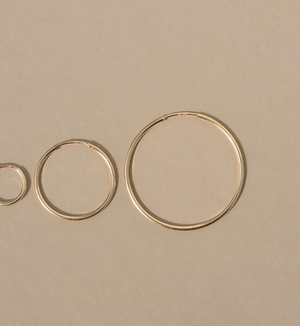 Cycle Hoop Earrings