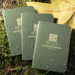 Stapled Mini Notebook - Green