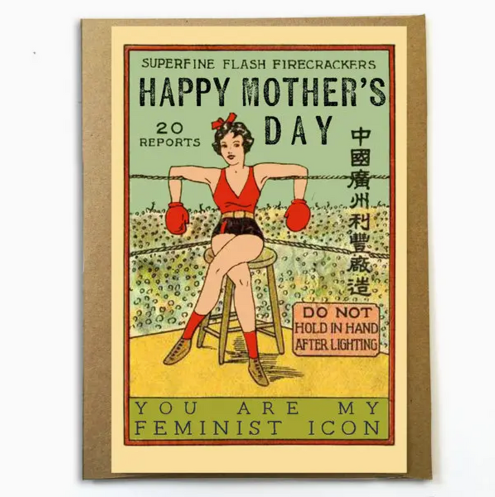 feminist icon mother's day card - ZD7