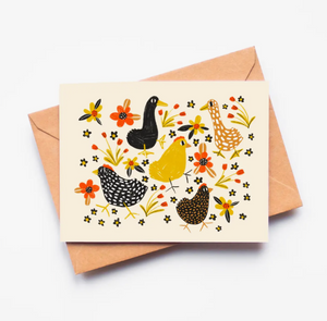 Farm Friends and Flowers Card - RB2