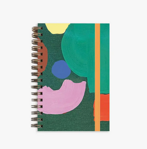 Hand Painted Small A6 Ruled Notebook - Frutta