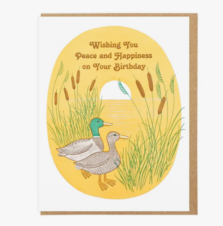 Mallard Ducks Birthday Card - LHP5