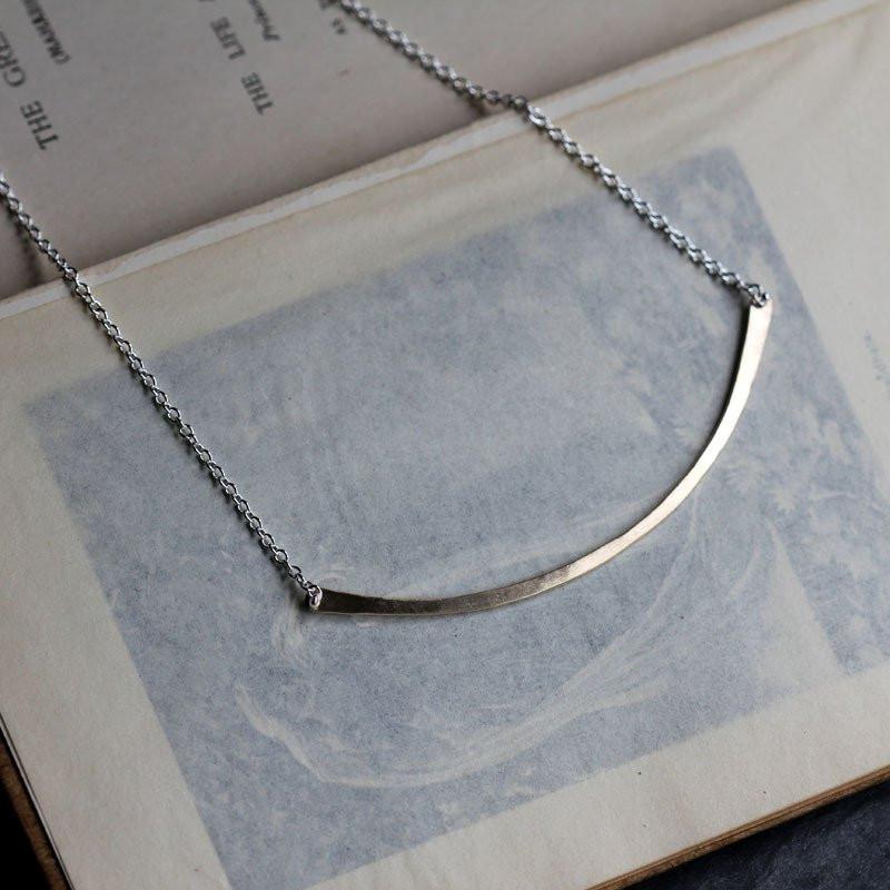 Horizon Sterling Silver Necklace -16"