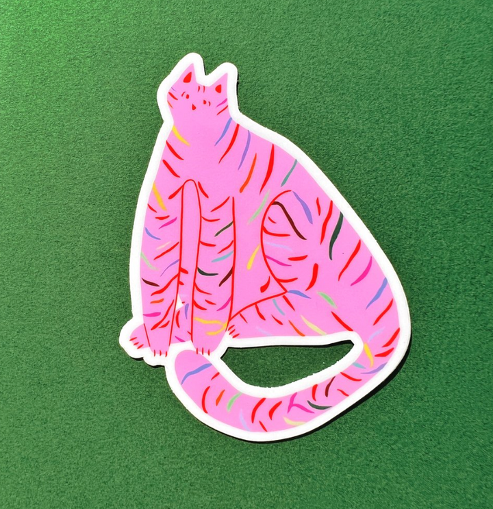 Rainbow Tiger Sticker