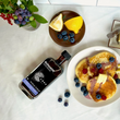 Load image into Gallery viewer, Blueberry + Lemon Infused Organic Maple Syrup - 250ml
