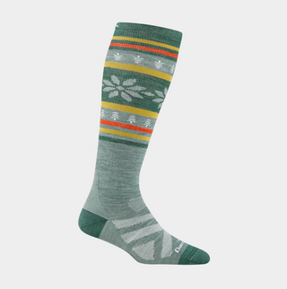Darn Tough Women's Alpine Over-The-Calf Ski/Snowboard Sock - Seafoam 8021