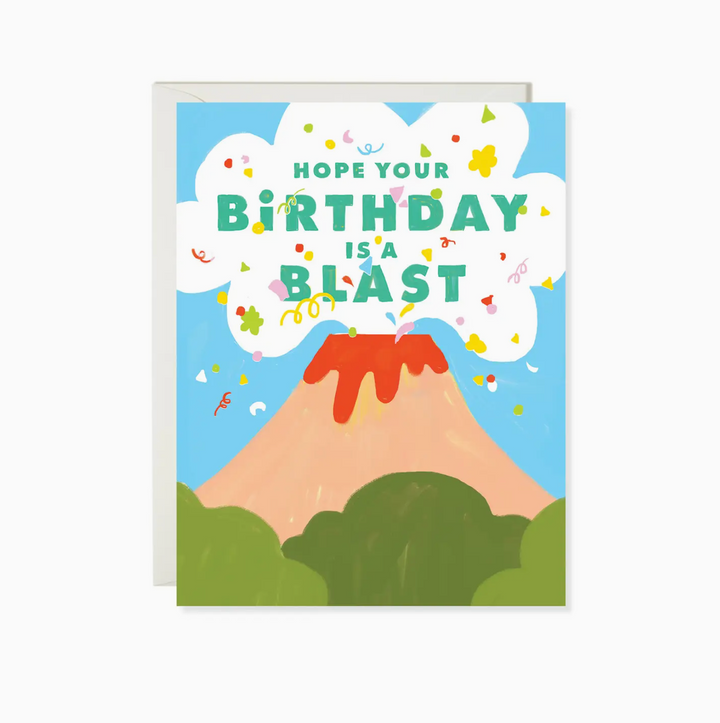 volcano blast bday card - KS5