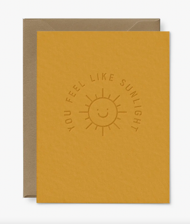 You Feel Like Sunlight Card - RH1