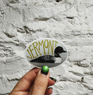 Vermont Loon Sticker