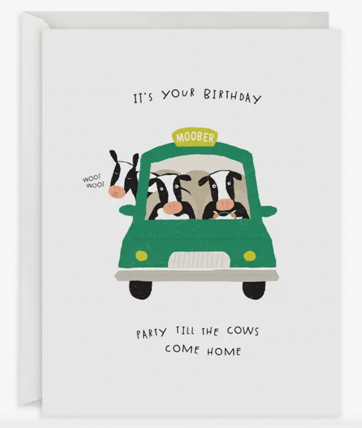Cows Come Home Birthday Card - TP5