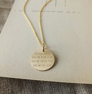 Strong Women Necklace - 14k Gold FIll