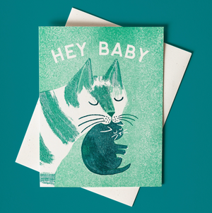 hey baby cats card - BP1