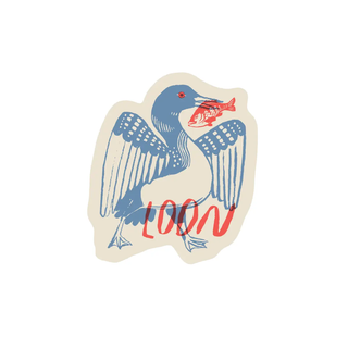 Loon Sticker