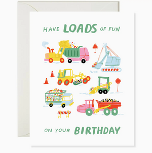 truck loads of fun card - KS5