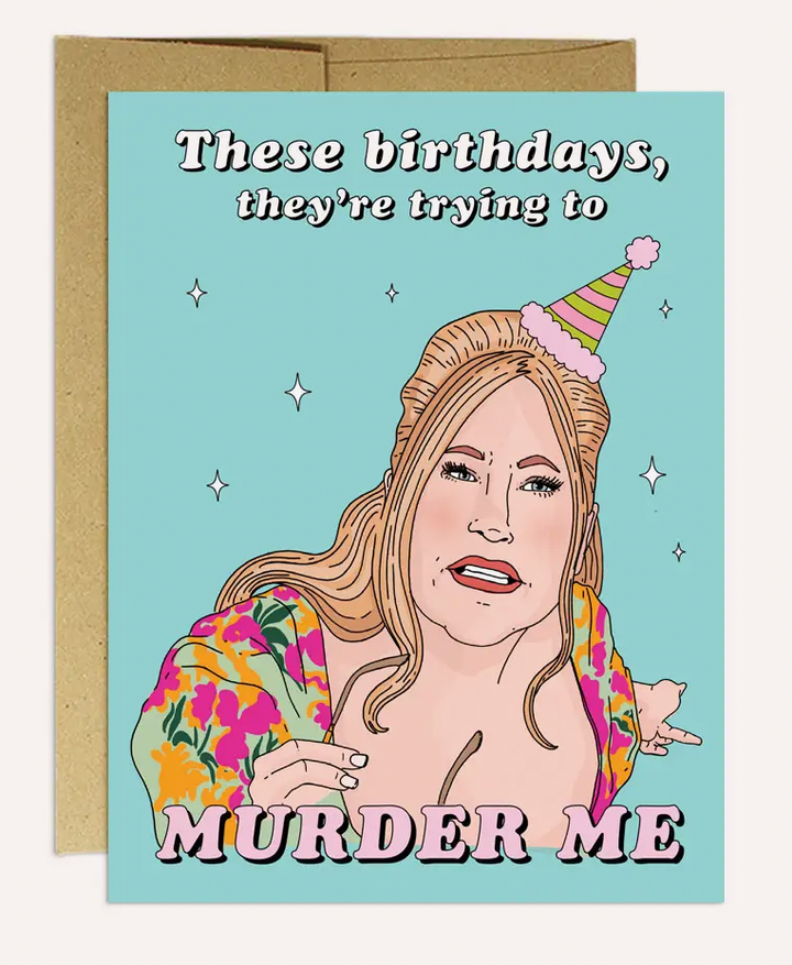 Murder Me Birthday Card - PM5