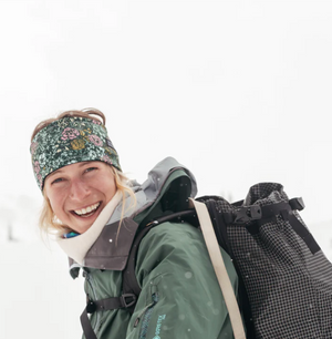 SKIDA Alpine Fleece-Lined Headband - Juniper Frost