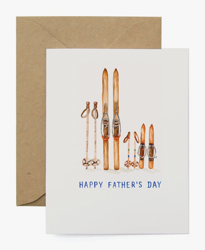 Ski Dad Father's Day Card - LS7