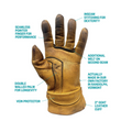 Load image into Gallery viewer, The Flatlander Goatskin Leather Gloves
