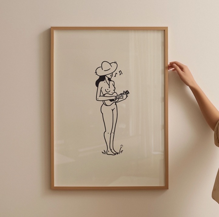 Music Lover Print - 11x14