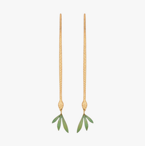 Garden Snake Earrings