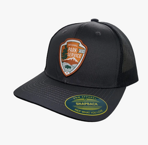National Park Service Snapback Cap - Grey and Black