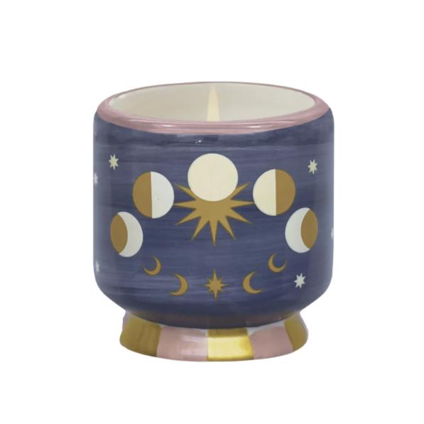 Adopo 8oz Moon Phases Candle - Jasmine Rose