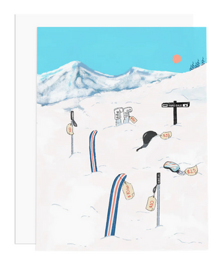 Ski Yard Sale Card - RC7