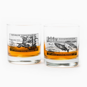 Wildlife Conservation Whiskey Glass