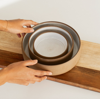 Minimalist Stoneware Bowl - Handcrafted in Vermont
