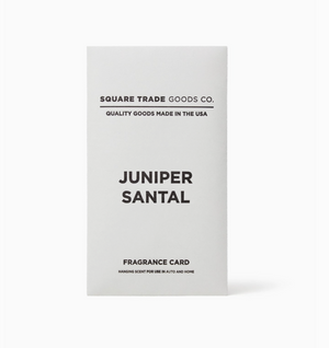 Juniper Santal Hanging Fragrance Card