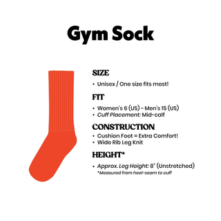 Spooky Babe Gym Sock