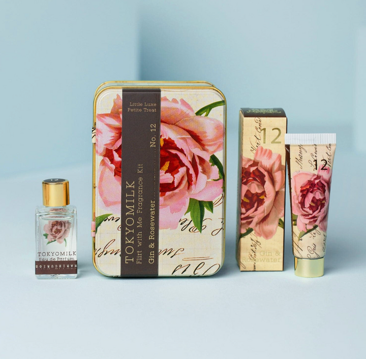 Gin &amp; Rosewater Flirt With Me Fragrance Kit