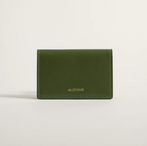 Allegorie Bifold Cardholder in Cactus Green / Seaglass