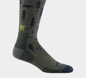 Men's Merino Wool ABC Boot Socks - Taupe