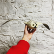 Load image into Gallery viewer, Handpainted Snowy Owl Wooden Flying Figurine
