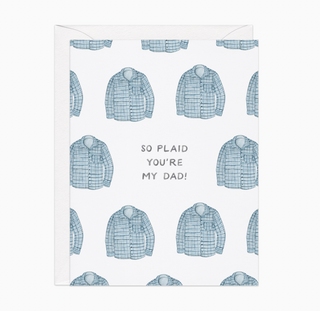 so plaid you're my dad card - AZ7