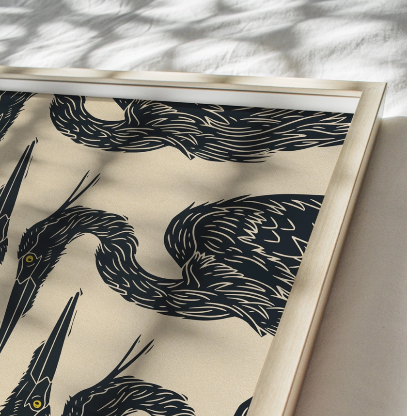 Great Herons Print - 16x20