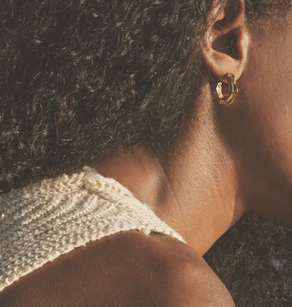 Olas Earrings Gold Vermeil