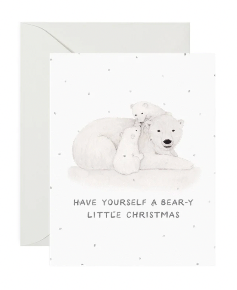 Bear-y Little Christmas Card - AZ7