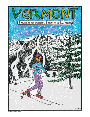 9 Months of VT Winter Mini Print