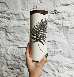 Laura Zindel Small Vase - Wood Fern