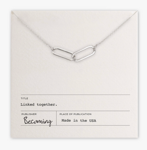 Linked Together Necklace - Sterling Silver