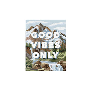 Good Vibes Only Paint By Numbers Fridge Magnet