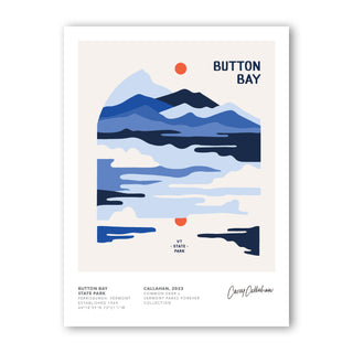 Vermont Parks Collection Print: Button Bay State Park, Casey Callahan 12x16