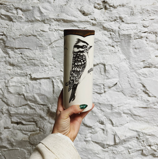 Laura Zindel Small Vase - Woodpecker