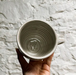 Laura White Pottery x Common Deer Peek-a-Boo Vermont Inside Mug