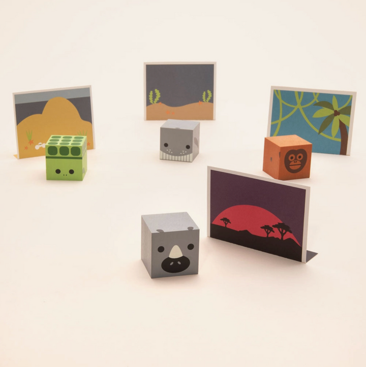 Cubelings Blocks - Endangered Species