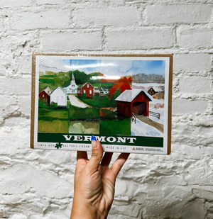 Four Seasons Vermont-Made Puzzle - 345 Piece